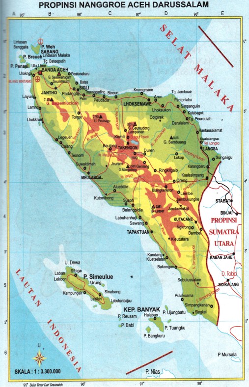 Peta Provinsi di Indonesia (Bagian 1) | Peta Pembelajaran