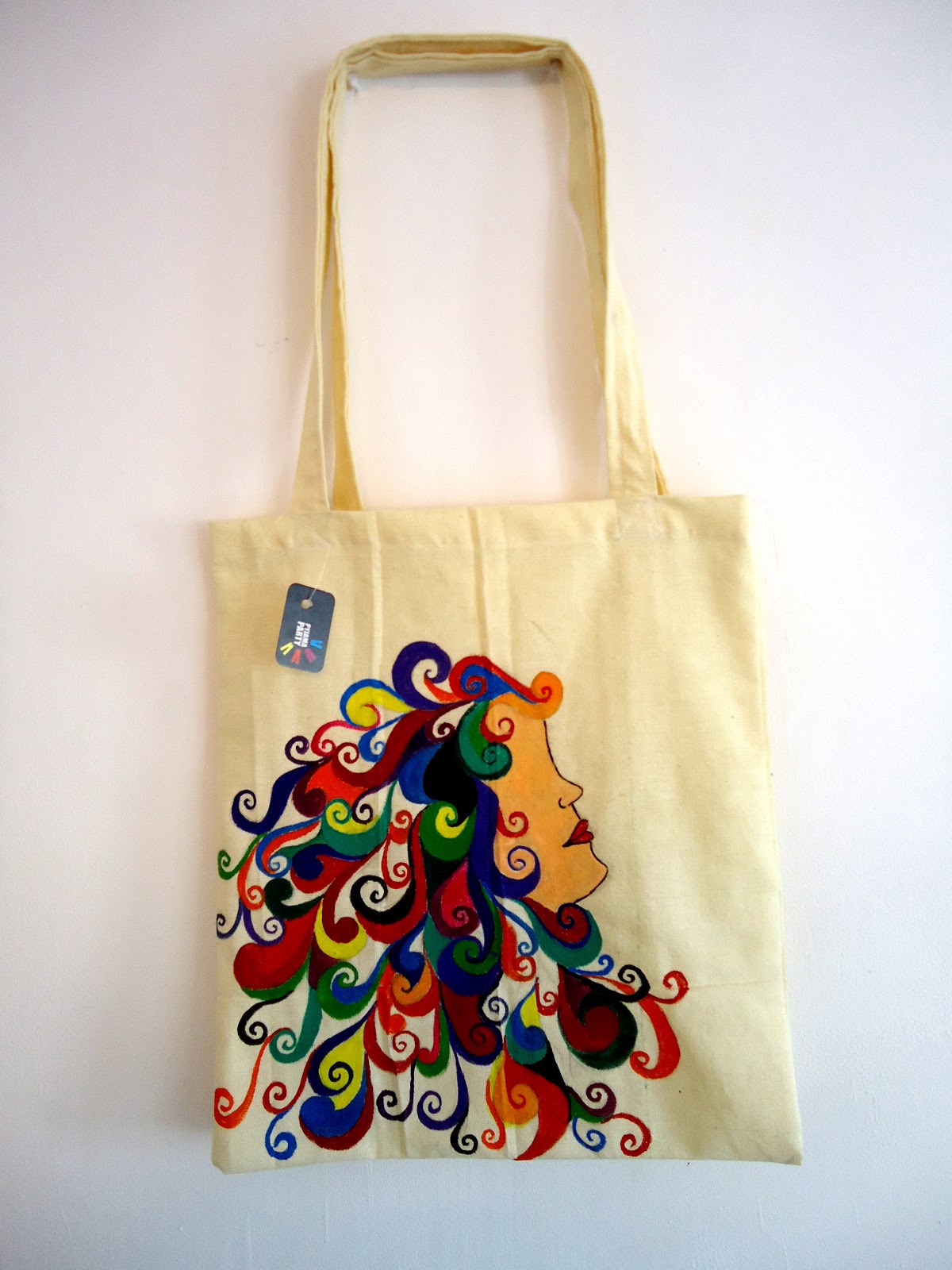 Pyjama Party Studio: Colour Therapy-hand-painted Tote bags