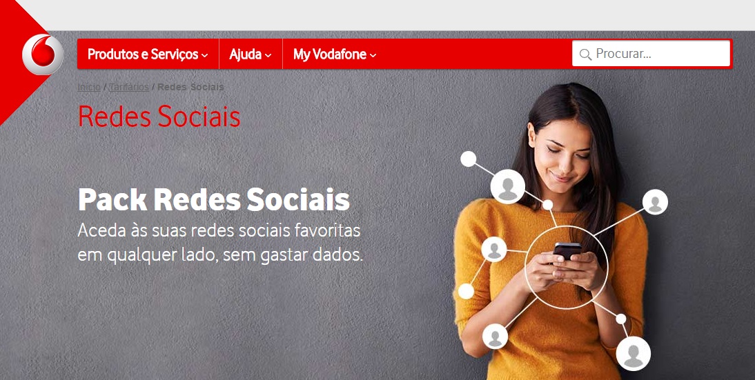 Pack redes sociais da Vodafone dá nova machadada na neutralidade dos