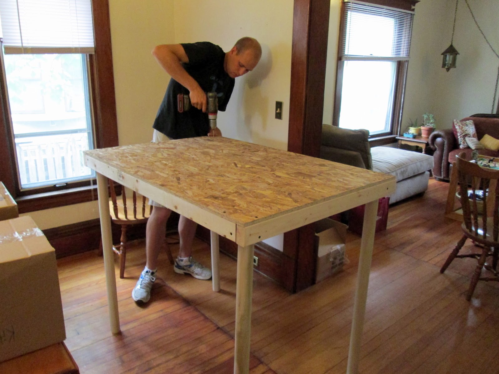 Making Home from Scratch Homemade kitchen island