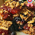 Red and Blue Oatmeal Squares #TasteCreations