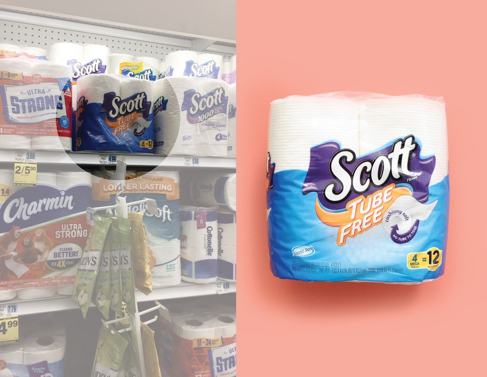 A Sustainable Bathroom Makeover with Scott Tubeless Toilet Paper