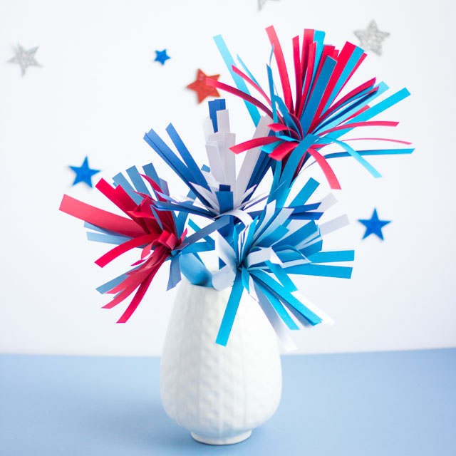4th of July fireworks centerpiece