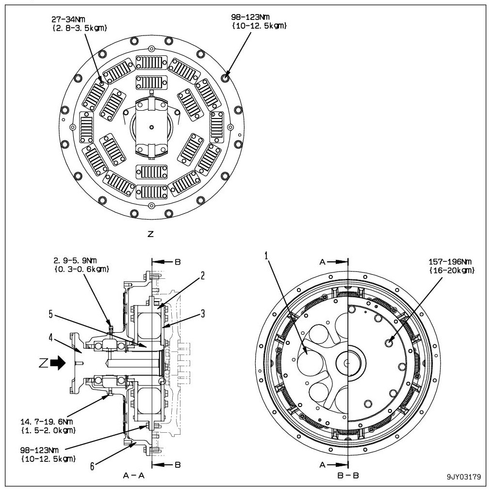 HD7857 POWER TRAIN Part 11 Komatsu Shop Manual