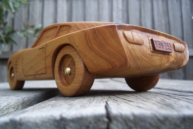 paintable wooden cars