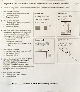 Penting Dan Terbaru 4 Contoh Soal Fisika Dinamika Gerak