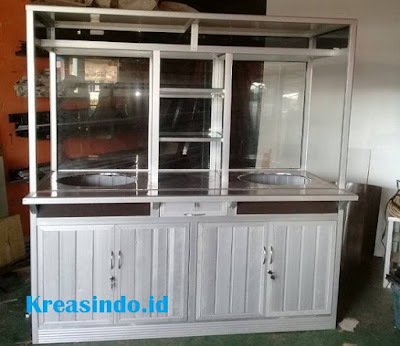 Jasa Gerobak Alumunium di Jakarta berbagai model dan ukurannya