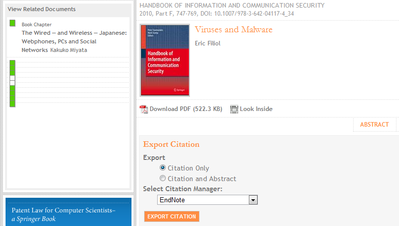 how to add endnote citations in open office