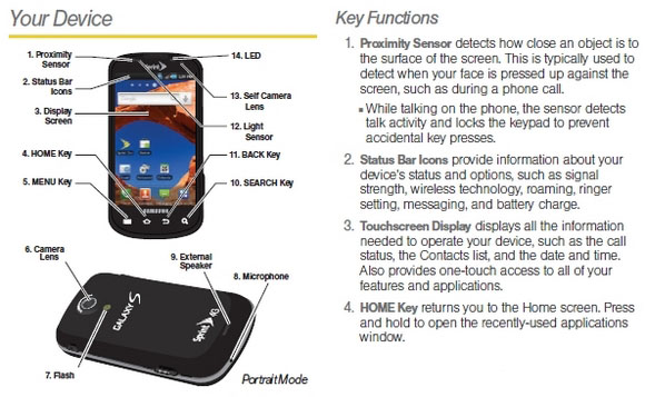 User Manual PDF Free Samsung Galaxy S Epic 4G SPH D700 - Naluri