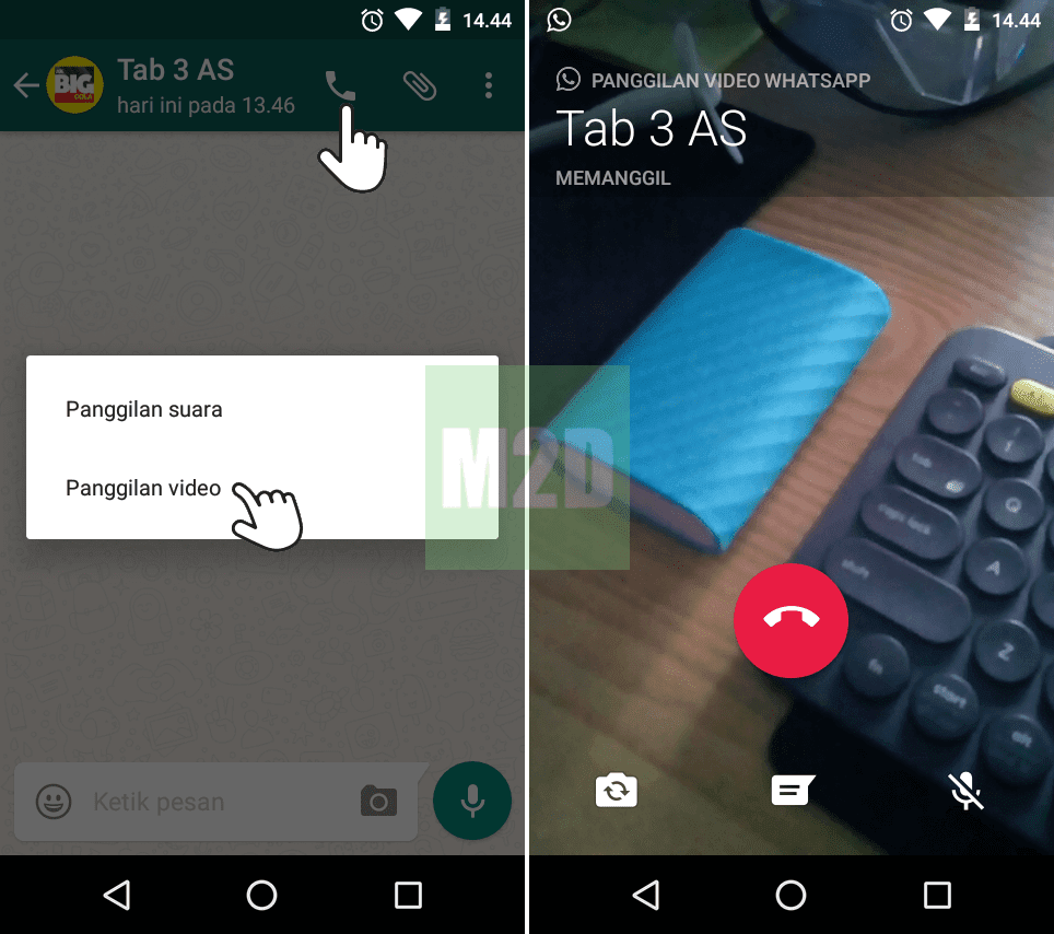 Cara Video Call di WhatsApp untuk Android UPDATED
