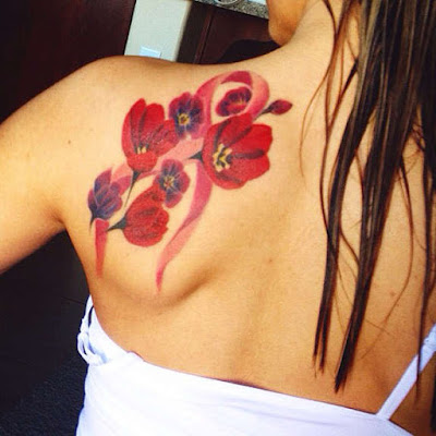 Girl Flower Tattoos 