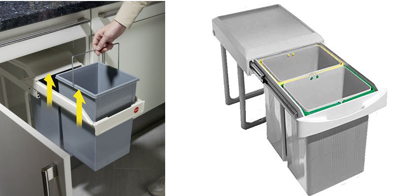 Marzua: Cubos de basura: ¿cómo organizar la basura en casa?