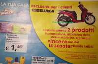 Duck, Mr.Muscle, Pronto e Glade ti fanno vincere 14 Scooter Honda Sh125i Logo Duck, Mr.Muscle, Pronto e Glade ti fanno vincere 14 Scooter Honda Sh125i