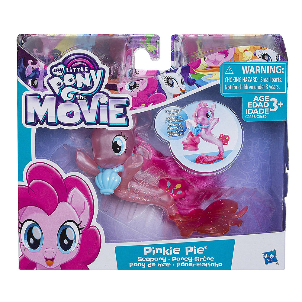 Hasbro C0677 My Little Pony The Movie Pinkie Pie Swimming Seapony for sale online 