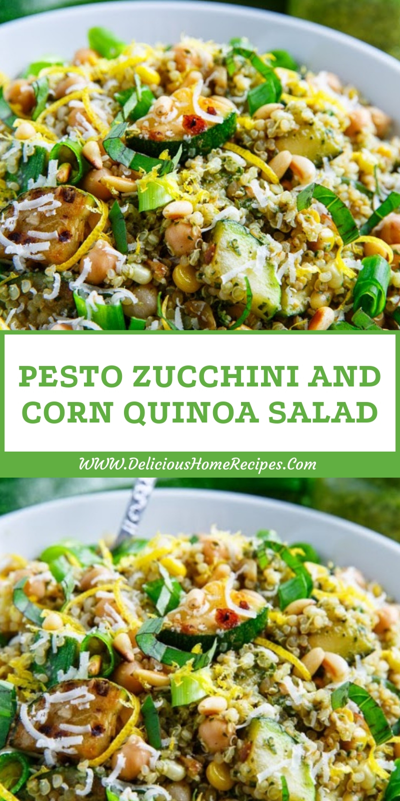 Pesto Zucchini And Corn Quinoa Salad Pesto Zucchini And Corn Quinoa Salad