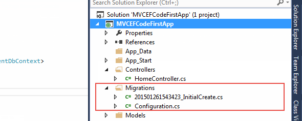 enable migration in entity framework code first approach