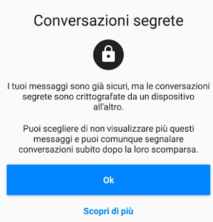 conversazioni segrete chat segrete messenger