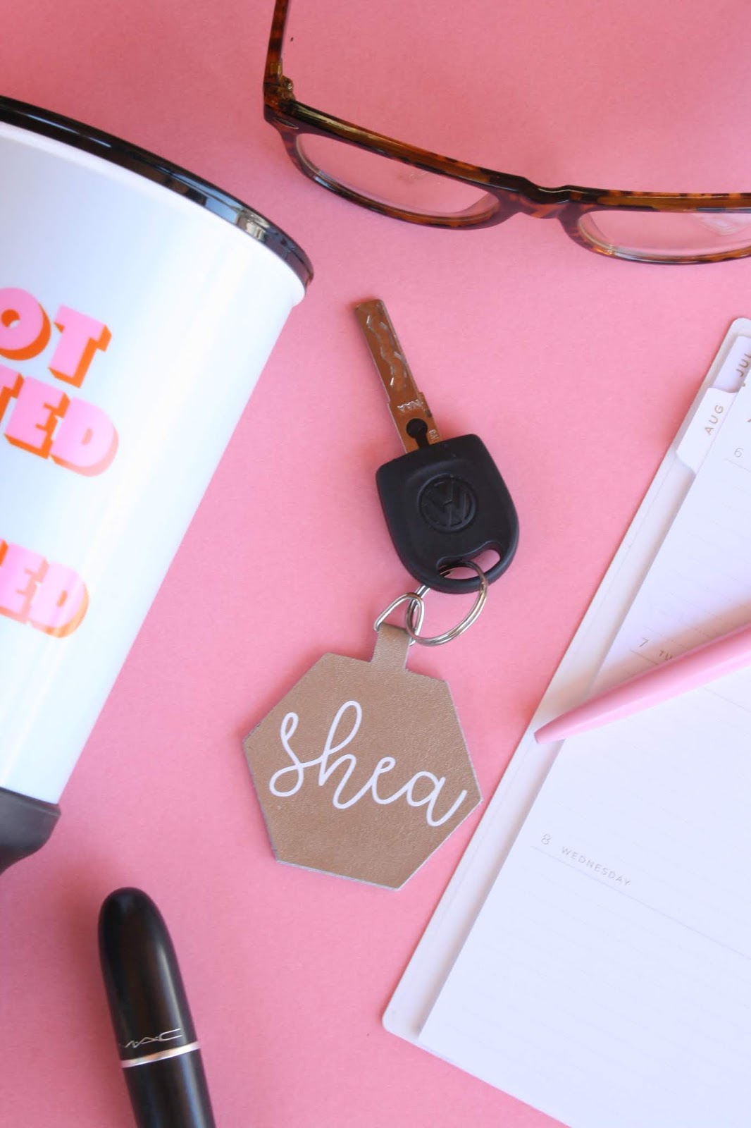 Not So CliShéa DIY Leather Keychain with Cricut!