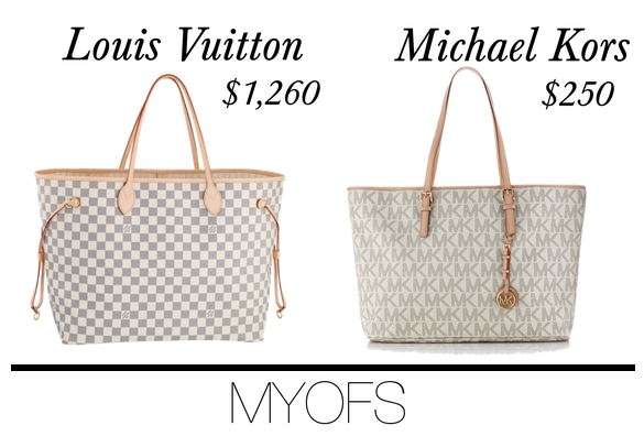 MYOFS: Splurge or Save: Louis Vuitton vs Michael Kors