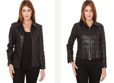 Chaquetas de cuero en piel de cordero Chaquetas de cuero en piel de cordero