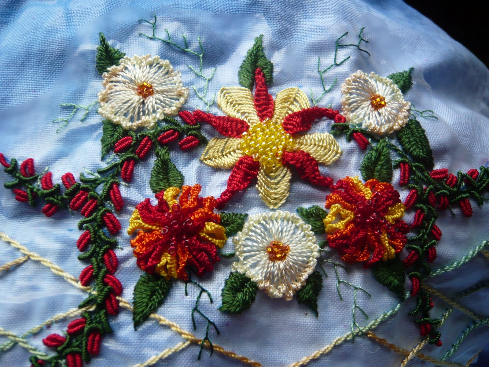 Beth's Needlework Stash Brazilian Embroidery Done