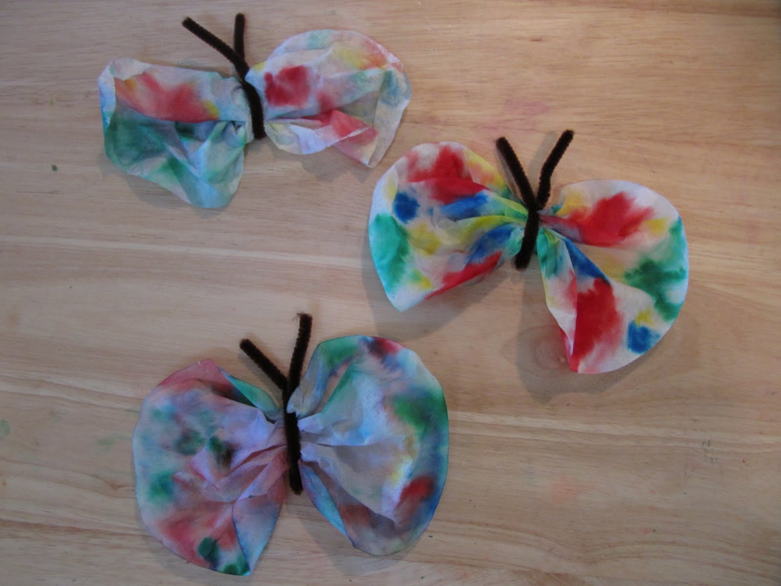 Afterthoughts . . . Coffee Filter Butterflies