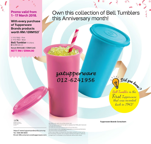 Tupperware Mini Catalogue 1st March - 31st March 2018