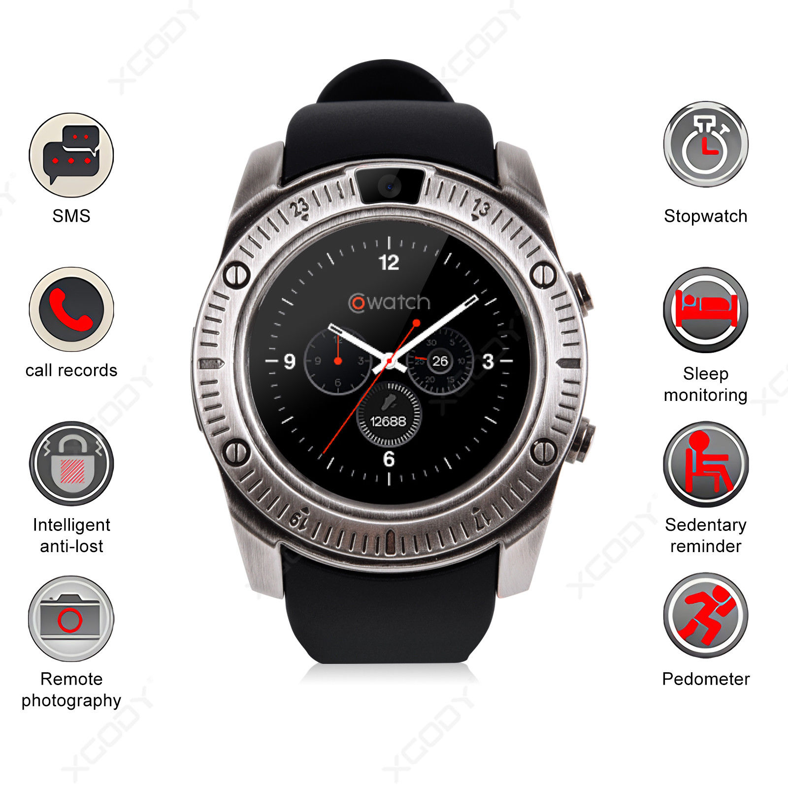 LOKMAT Lok02 4G Smart watch Men Android 7.1 MTK6739 1GB