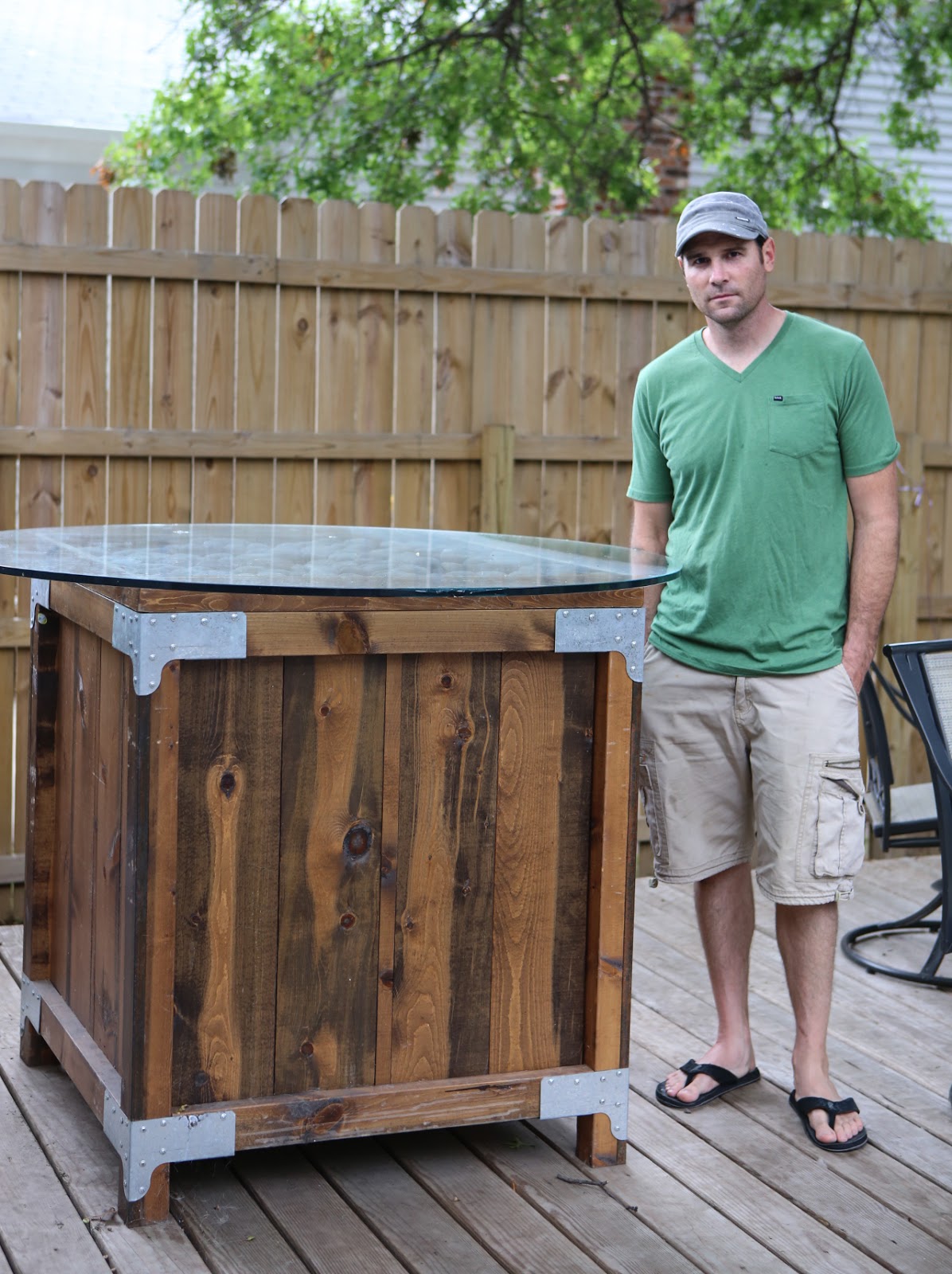 sweetpickins Bar Height Solid Wood Outdoor/Indoor tables / Storage