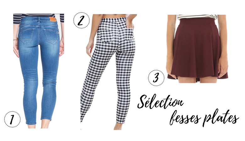 sélection fesses plates mettre ses fesses en valeur
