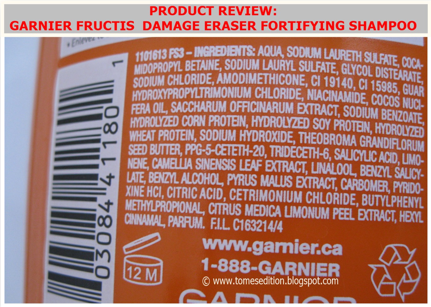 Garnier Fructis Damage Eraser Natural Hair Garnier Fructis Damage Eraser Natural Hair