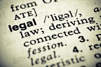 definition legal words
