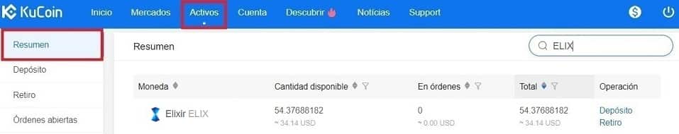 Cómo Invertir en Elixir (ELIX) Guía Paso a Paso Fácil con Imágenes Comprar Criptomoneda Elixir (ELIX) en Kucoin y Coinbase con Euros y Dolares