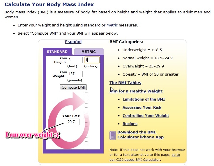 calculate your bmi