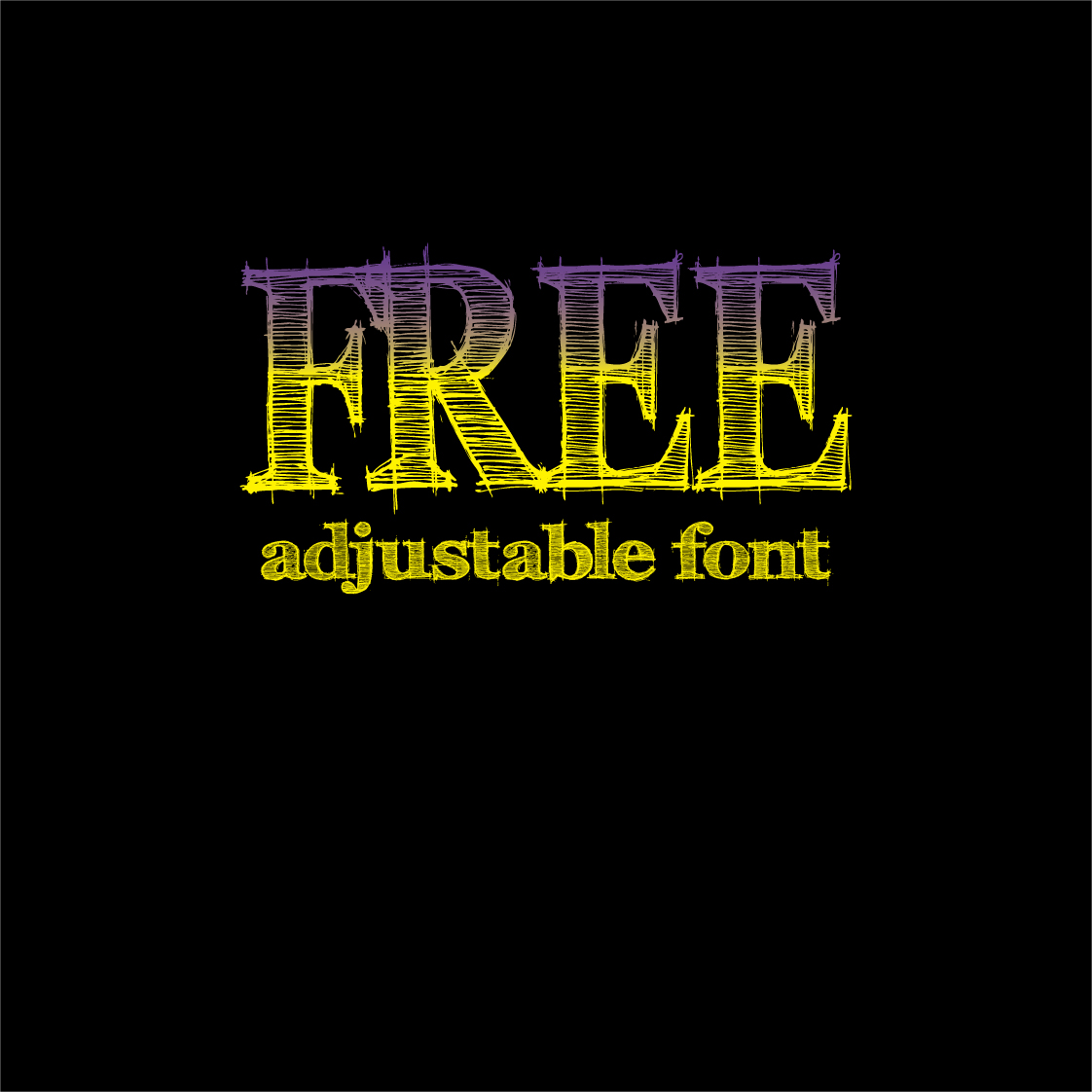 AWESOME ADJUSTABLE FREE FONT FOR T-SHIRT