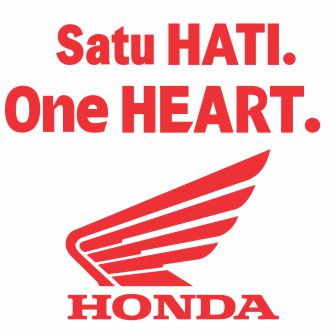 Logo Motor Honda Satu Hati, One Heart Vector | Blog Stok Logo