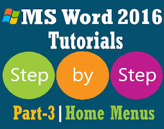 MS Word 2016 Bangla Tutorial Part 3 Home Menu First Part MS Word 2016 Bangla Tutorial Part 3 Home Menu First Part