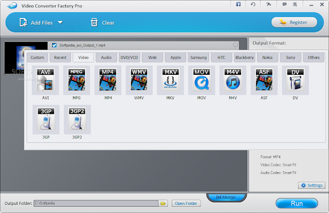 تحميل برنامج تحويل الفيديو الى mp3-avi-MKV للكمبيوتر Video Converter Factory Pro 8.8