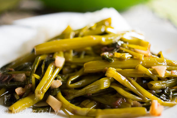 Ilonggo Apan-Apan or Stir Fry Water Spinach
