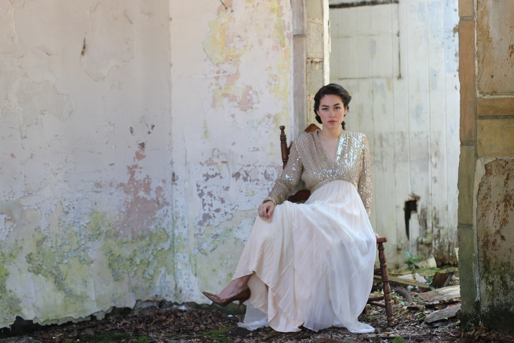 Sassy Sister Vintage More Pics Abandoned Building Fashion Shoot