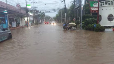 Flooding on Koh Samui