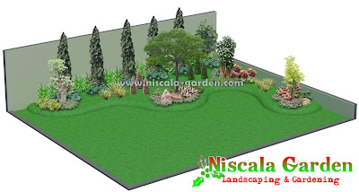 Desain Taman Tropis Modern