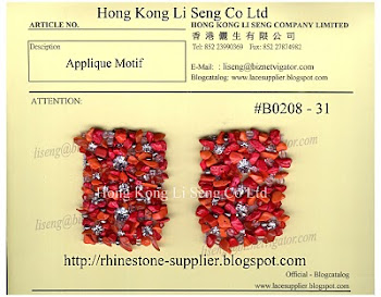 Applique Motif Supplier - Hong Kong Li Seng Co Ltd