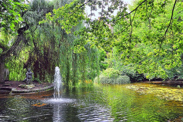 Parque Dvořák en Karlovy Vary, República Checa