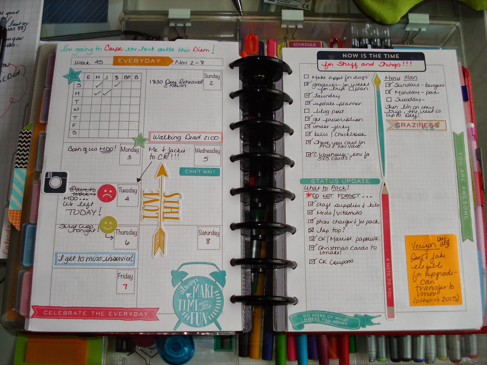 A Creative Operation: November ARC Planner Pages