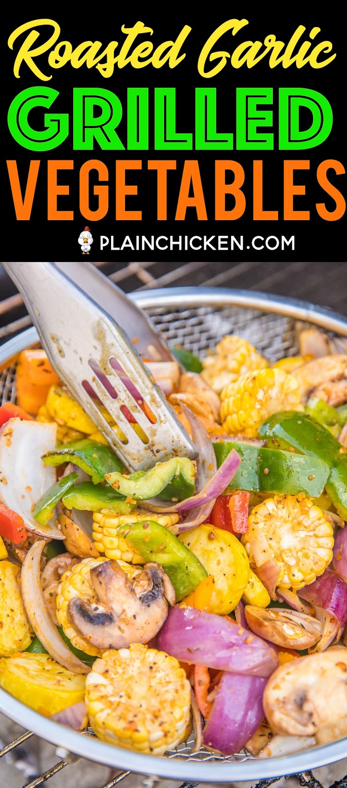 Roasted Garlic Grilled Vegetables Plain Chicken®