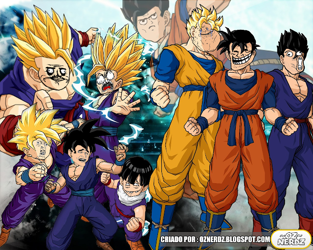 Tudo Dragon Ball: memes Gohan.