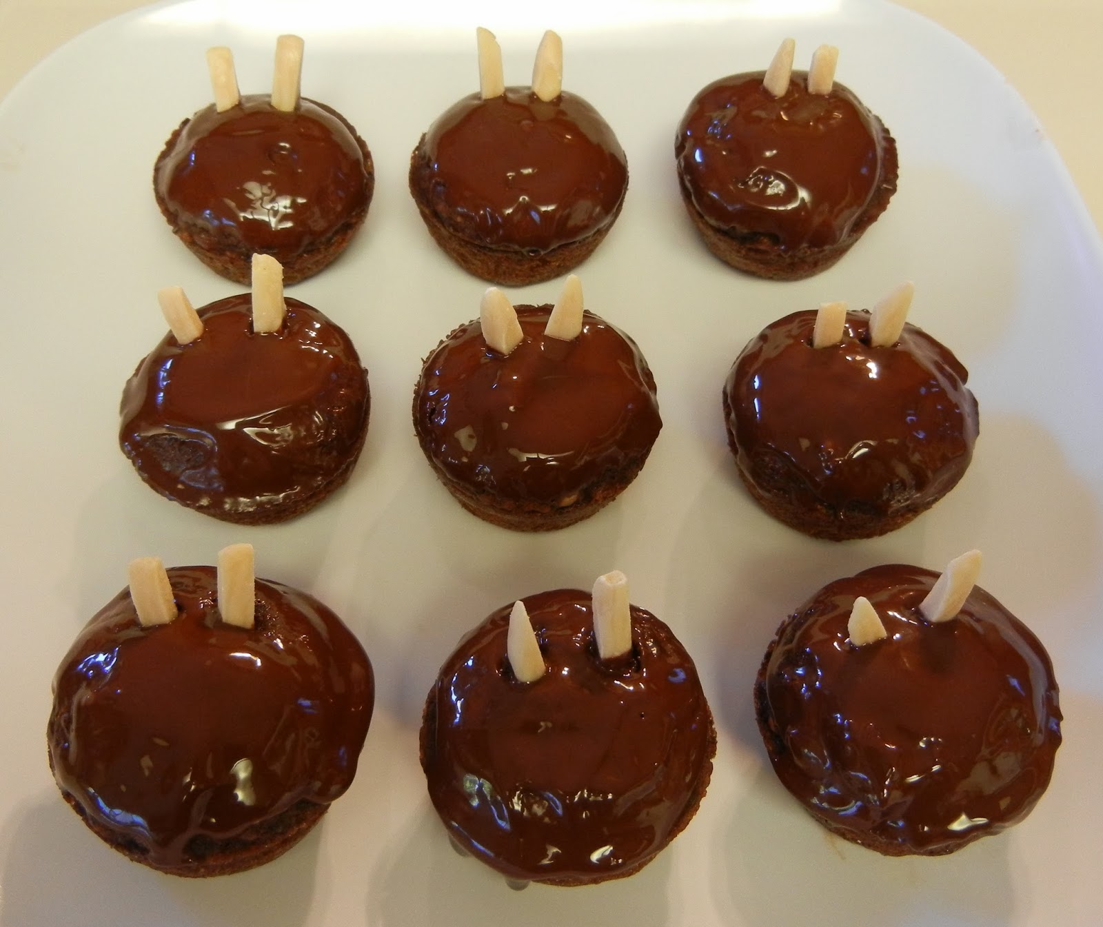 Schokoladen-Vampire-Muffins