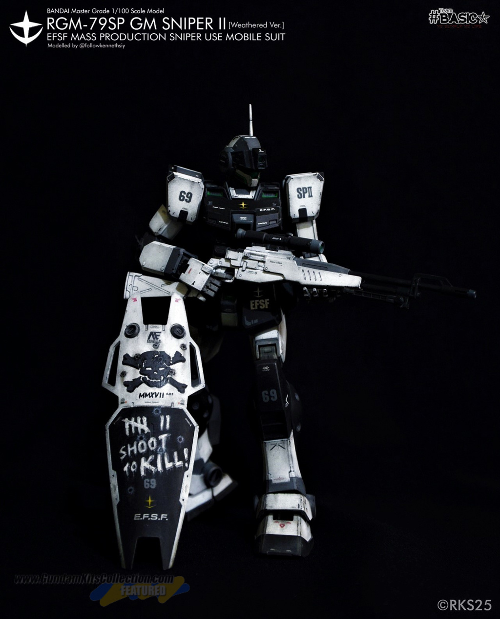 Painted Build: MG 1/100 GM Sniper II + Weathering (GMKC 2017 ...