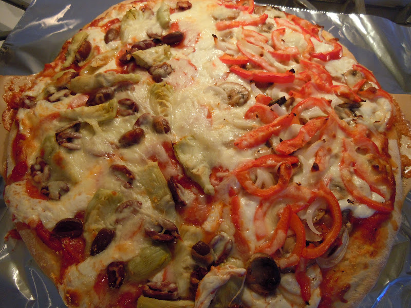 Gourmet Girl Cooks Saturday's Pizza w/ Super Quick & Easy Herbed Pizza
